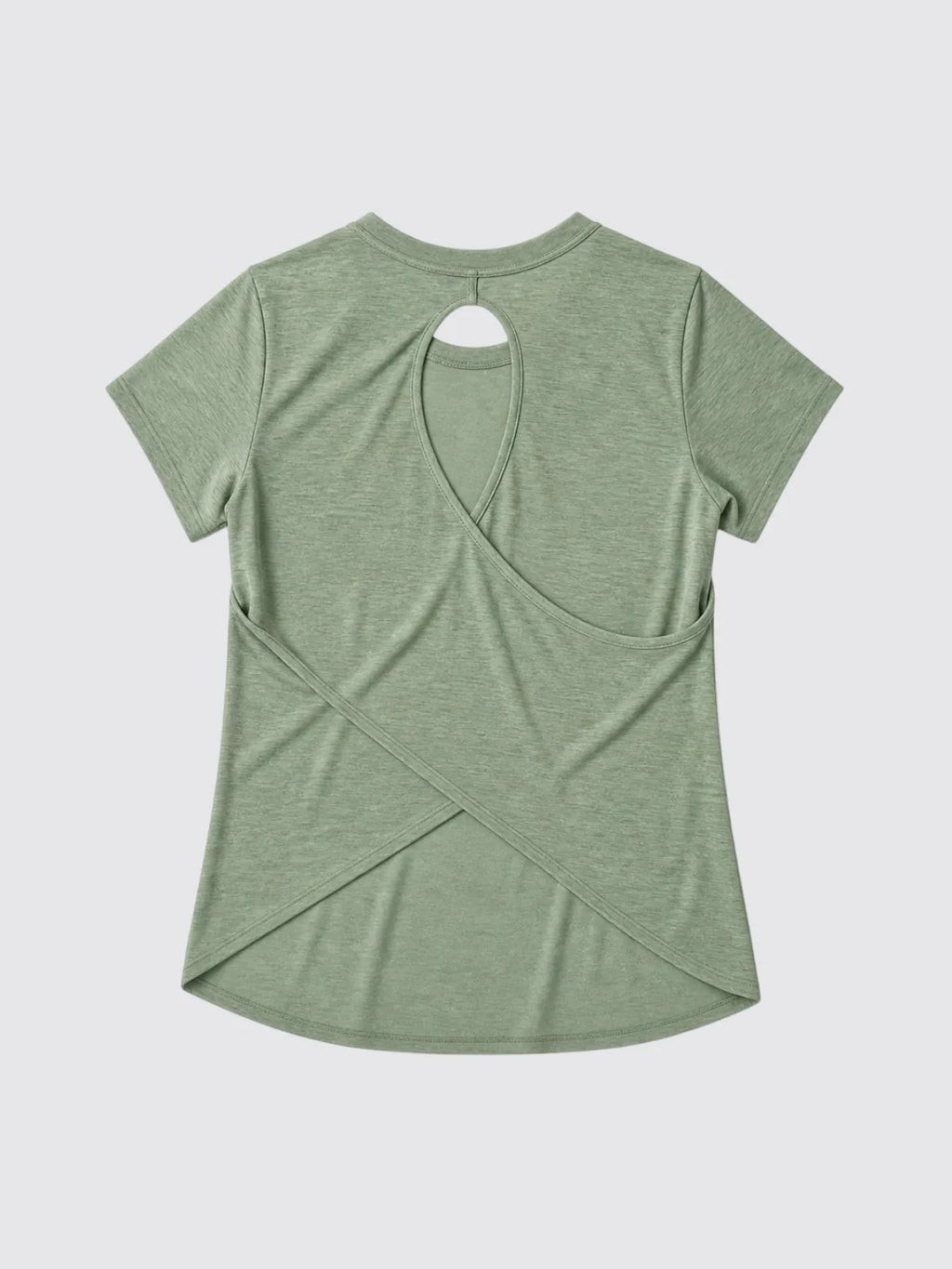 CrossMesh Top Open-Back Yoga