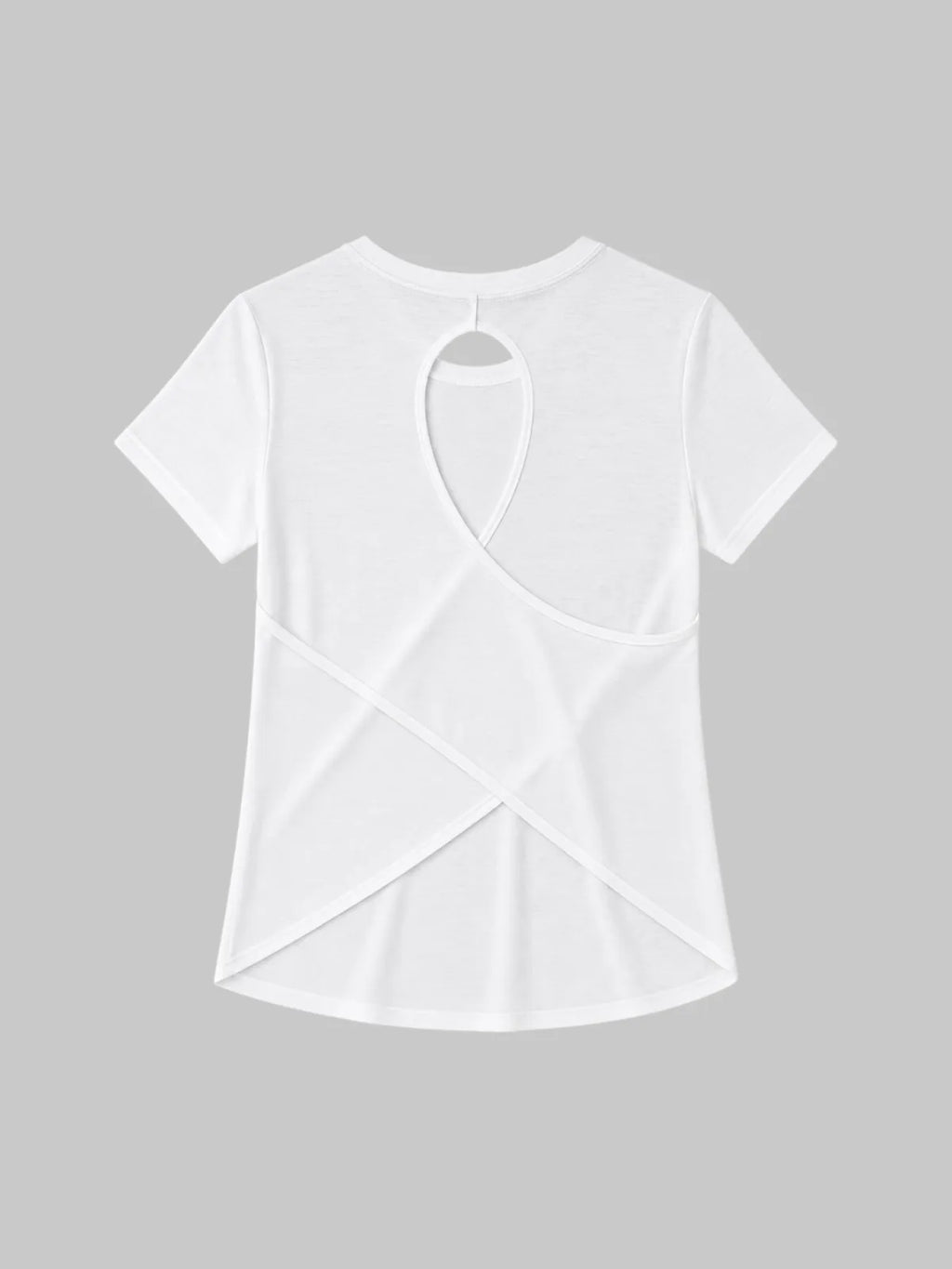 CrossMesh Top Open-Back Yoga