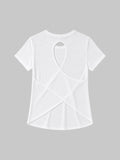 CrossMesh Top Open-Back Yoga